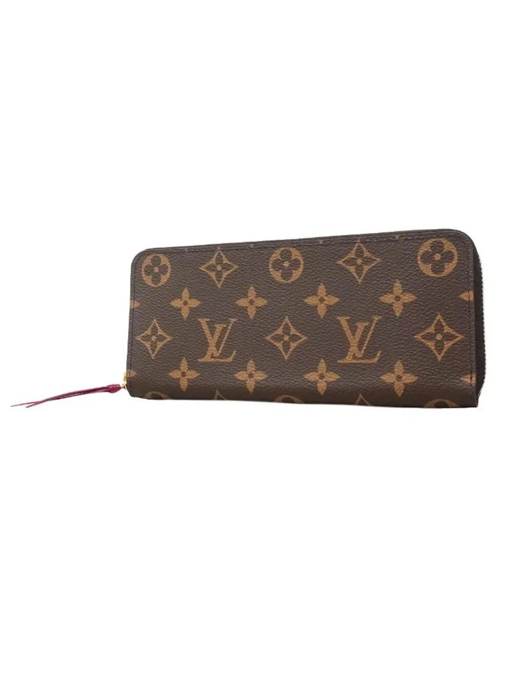 Louis Vuitton Wallet Monogram Portefeuille Clemence Fuchsia